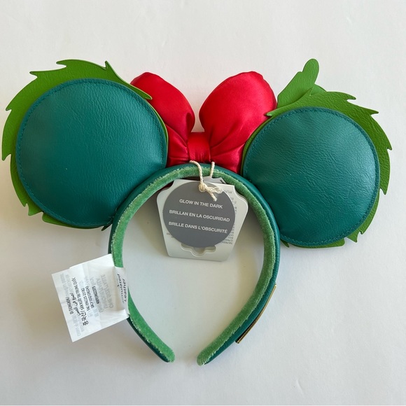 NWT Disney Loungefly 2023 Christmas Holiday Mickey Minnie Ears - Picture 5 of 11